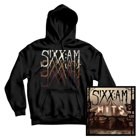 Sixx:A.M. HITS Hoodie + Choose Your Own Music Bundle